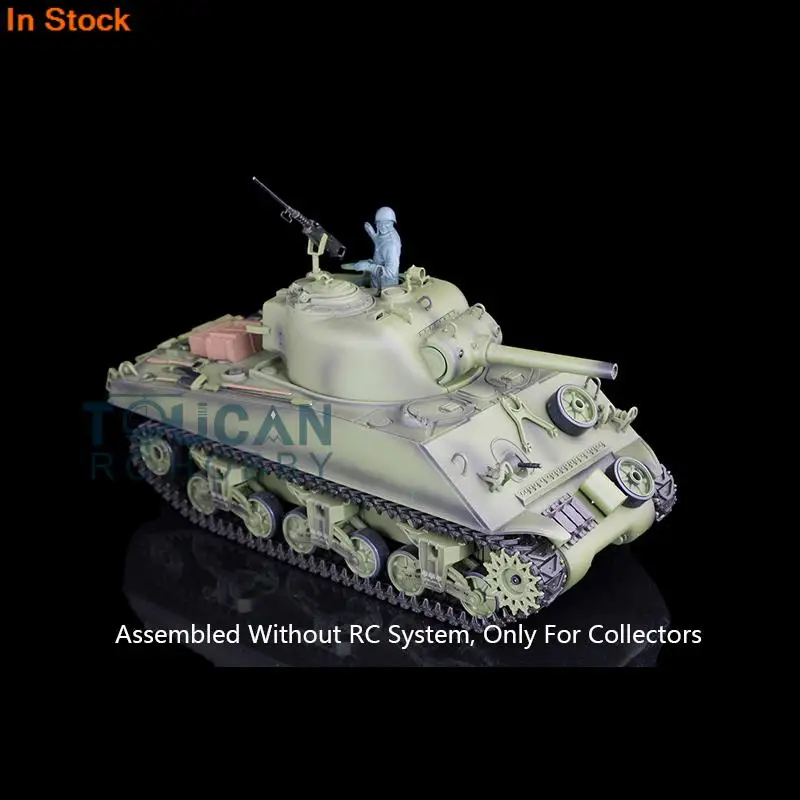 Heng Long 1/16 静的戦車 USA M4A3 シャーマン 3898 モデル プラスチック メインボードなし おもちゃ収集用 TH08765-SMT7