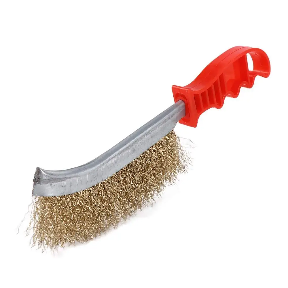 فرشاة سلكية محمولة لإزالة الصدأ وإزالة الأزيز وإزالة التلوث وأدوات تنظيف الشواية وأدوات الشواء #3