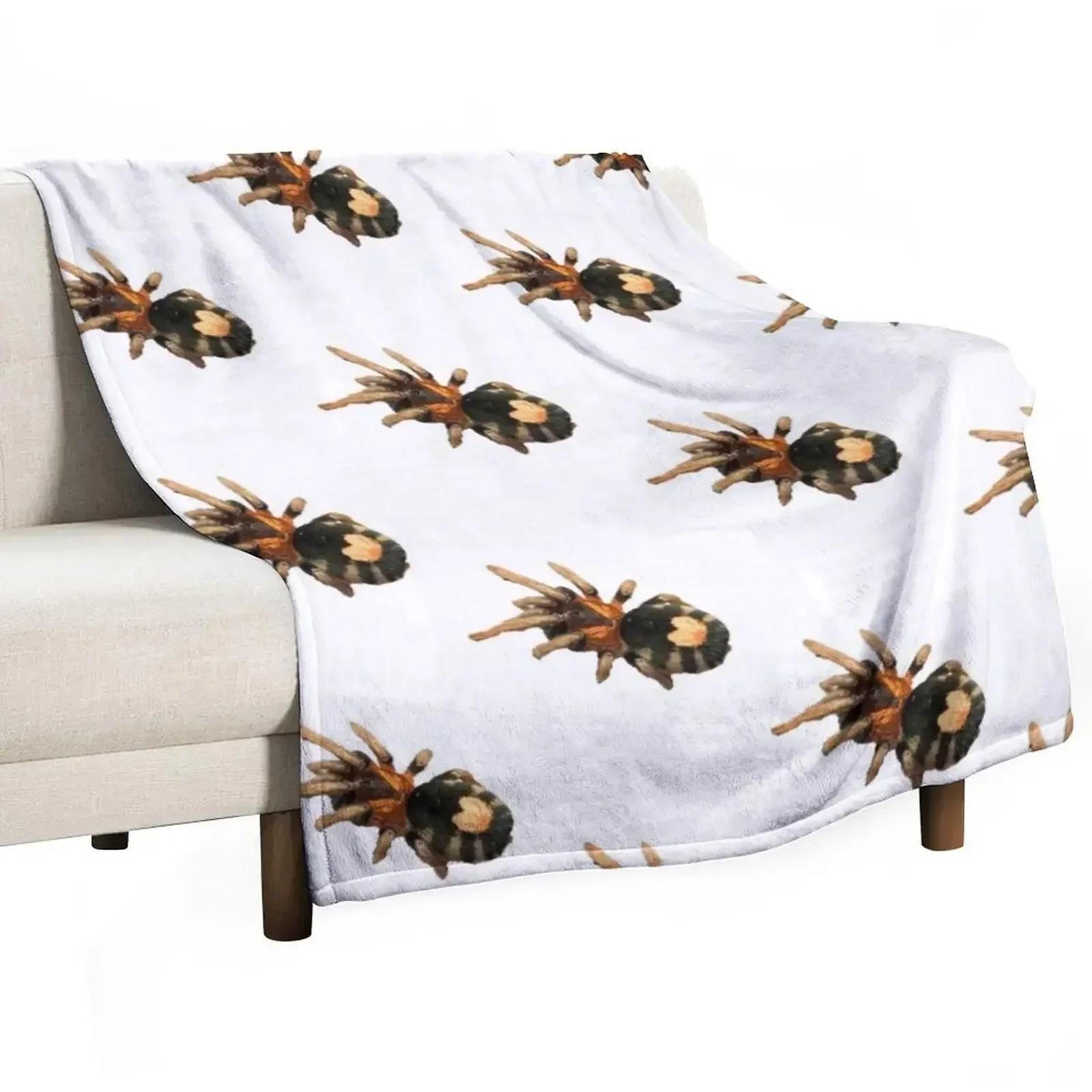 Cyriocosmus elegans Tarantula Throw Blanket blankets and throws Large valentine gift ideas Sofa Quilt Blankets