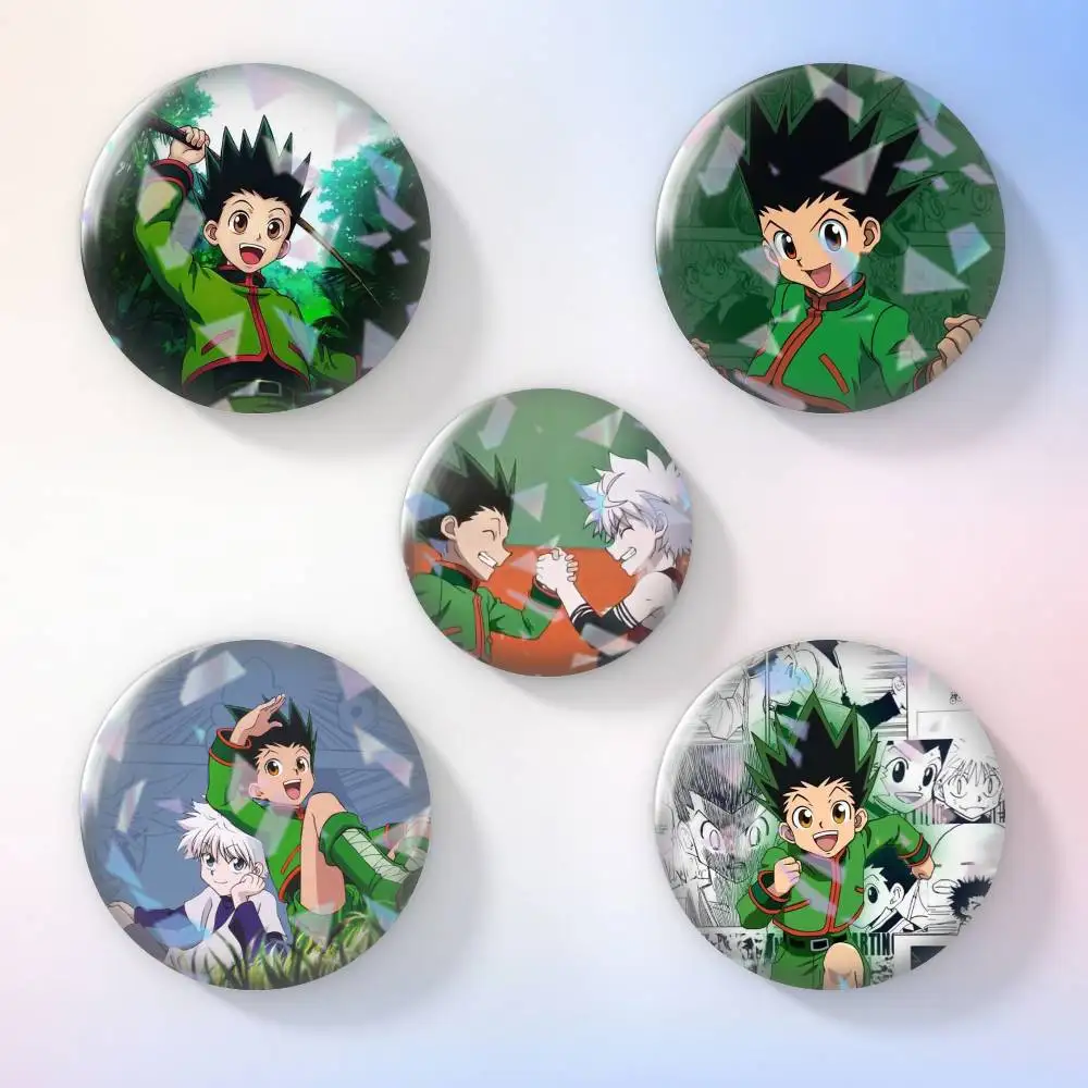 

Japanese Manga H-Hunter Gon Freecss Brooch Metal Decorative Brooch Pins for Backpack Clothes Jacket Accessories,Souvenir.