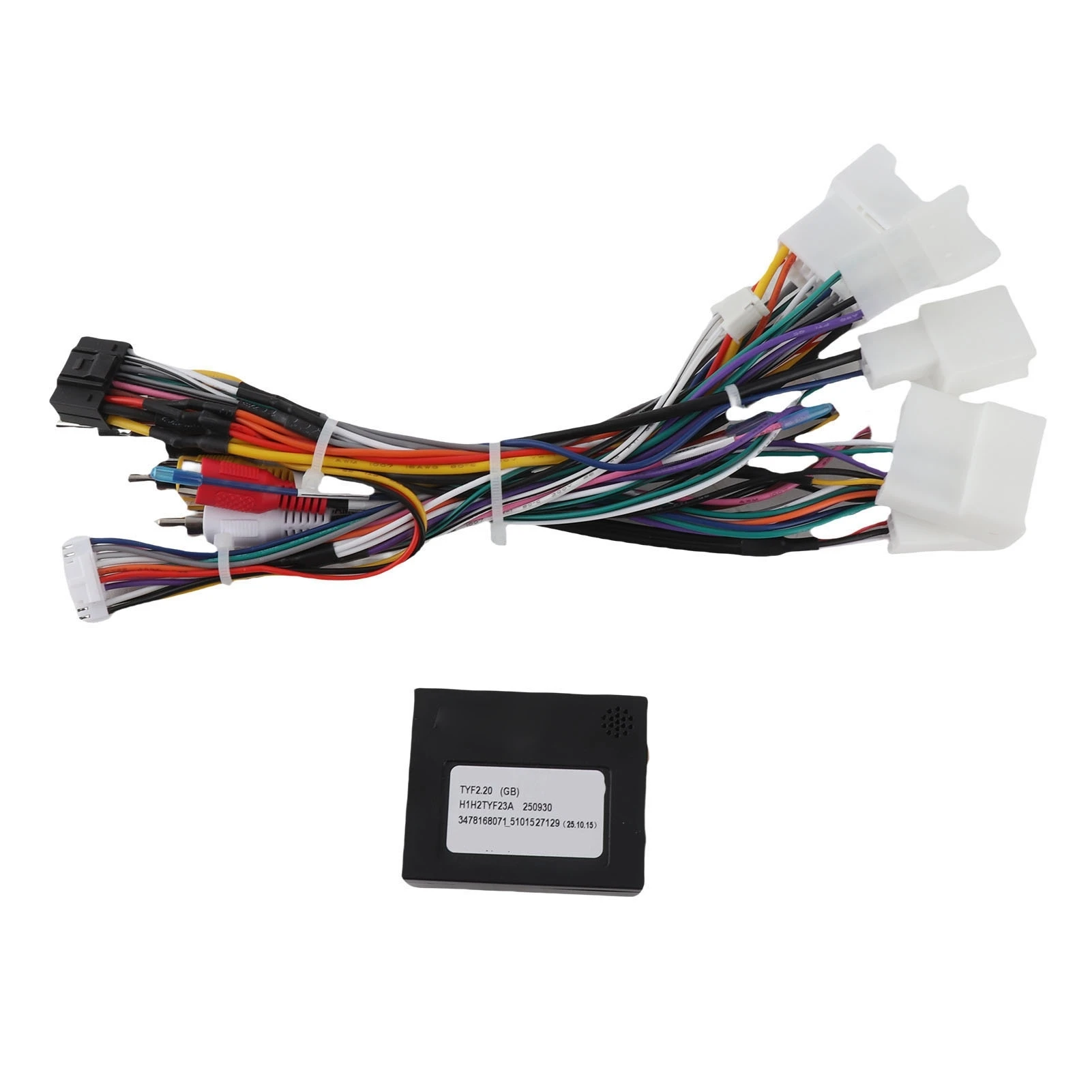 Car Stereo Radio Wiring Harness with USB CANBUS Decoder Adapter Fit for Camry Corolla RAV4 Tacoma Amplifier SWC