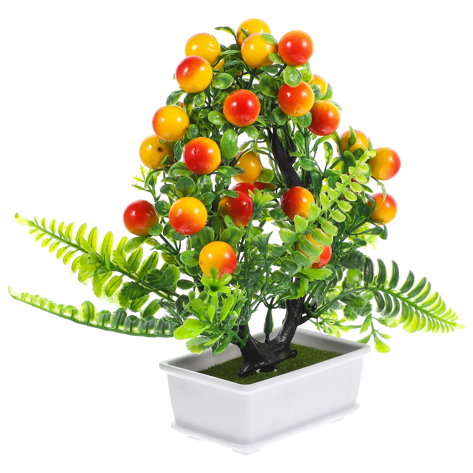 

Simulation Bonsai Ornament Fake Fruit Tree Potted Plant for Hotel Restaurant Cafe Photography Scenes Natural
