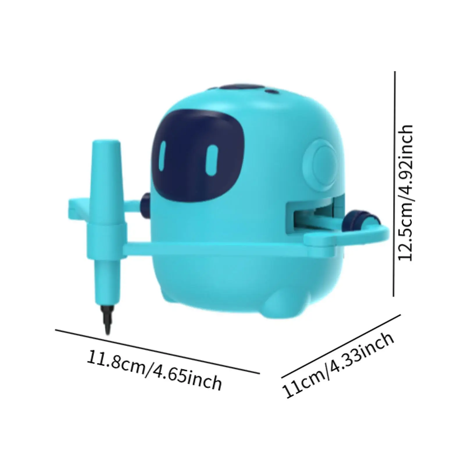 Kids Drawing Robot with 252 Cards Lightweight Learning Toy for Children