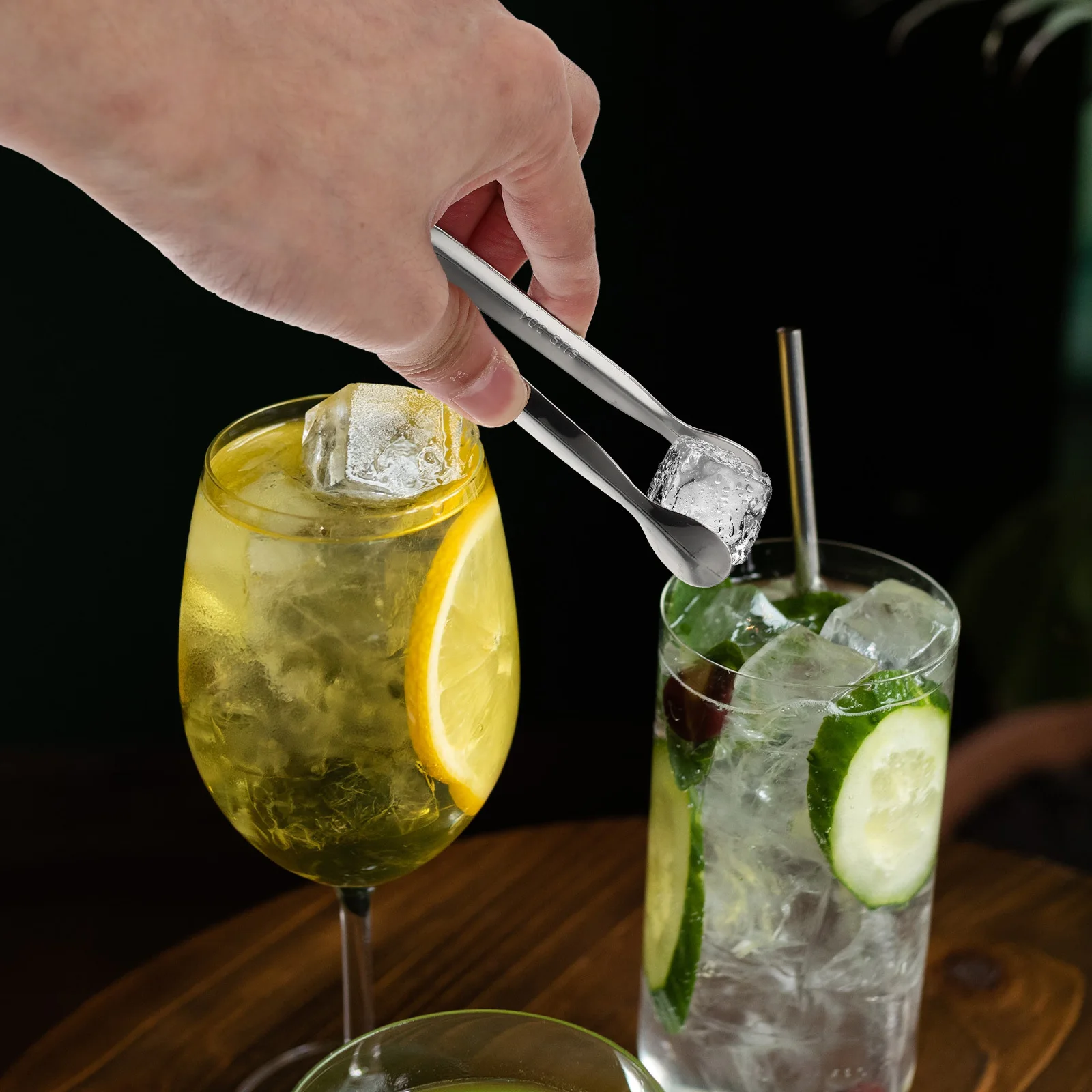 

1Set Stainless Steel Ice Scoop Tongs Bar Ice Scoop Practical Kitchen Tool Food Safe Kitchen Supply Stainless Steel Tongs