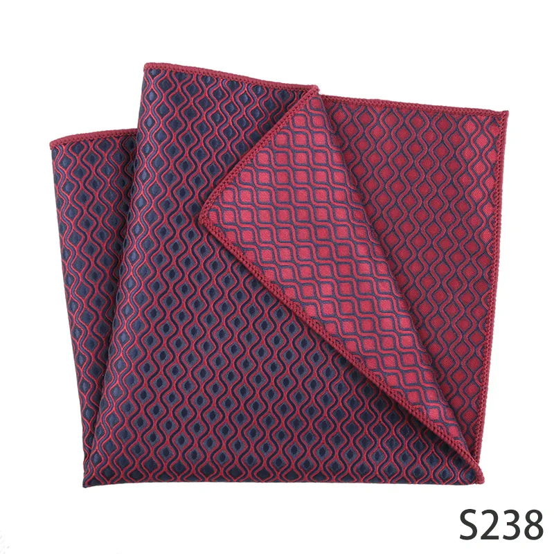Burgundy Formal Pocket Square Handkerchief for Men