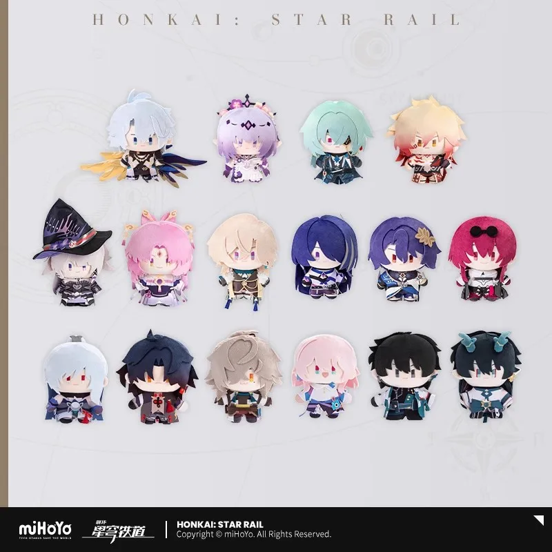 

Игра Honkai Star Rail, официальный оригинальный продукт, серия кукол Чиби, мультяшный орнамент, Хэллоуин, Рождество, 3D подарки, аксессуар для косплея
