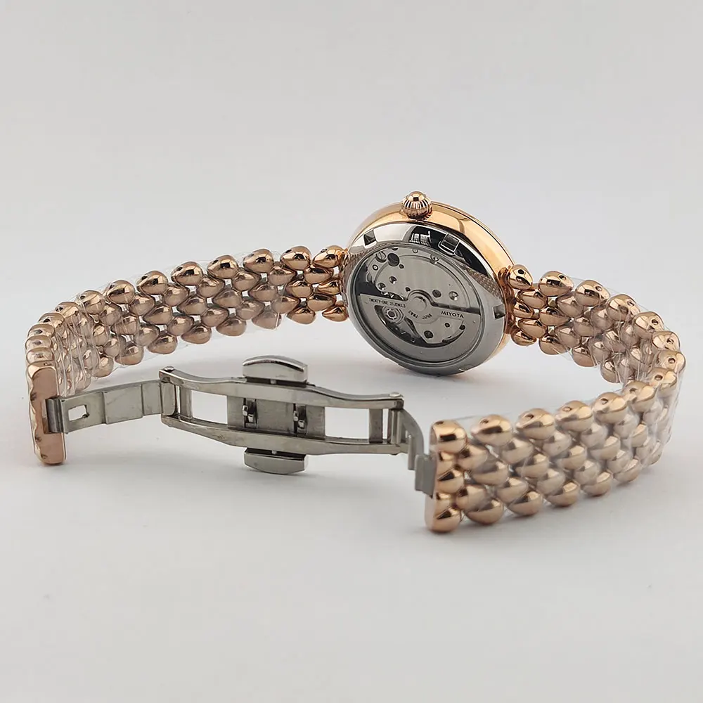 여성용 손목 시계 럭셔리 82s0 여성용 시계 기계식 시계 숙녀 우아한 선물 방수 5ATM 시계 Reloj 82S0 무브먼트