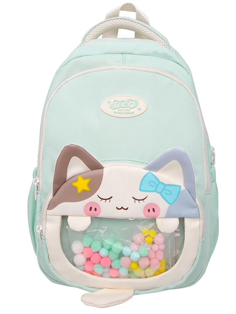 Mochila Infantil Bonita para Niñas de Primaria y Secunia, Estudiantes Universitarias, Mochila con Letras Estampadas, Bolso...