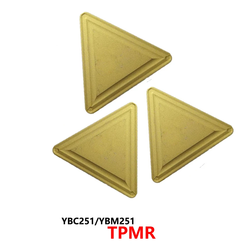 

Original TPMR110304 TPMR110308 TPMR160304 TPMR160308 TPMR220412 YBC251 YBM251 Carbide Inserts CNC TPMR Tools Blades TPMR1603