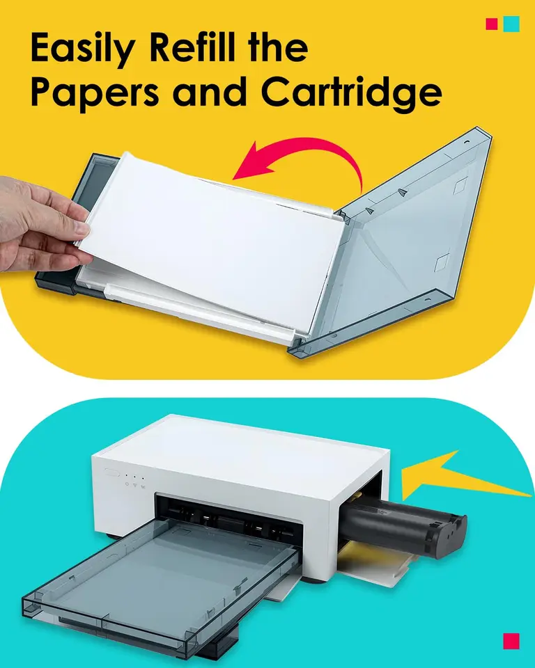 Harde Opbergtas Voor Liene Amber M100 En M200 Fotoprinter – Zwart, Met Handvat En Rits