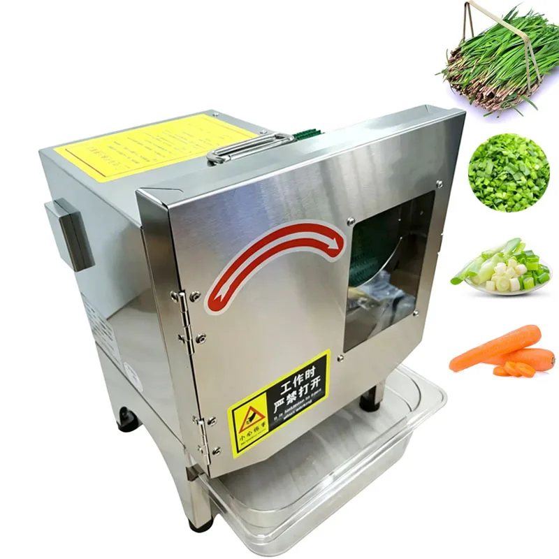 Commercial Vegetable Cutter Stainless Steel Multifunctional Fruit Slicer With Pure Copper Motor 200kg/h Restaurant Equipment