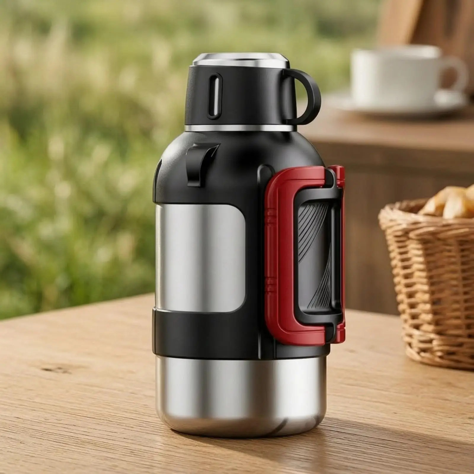 Dual-Wall Vacuum-Insulated Travel Insulated Bottle Bottle Portable Stainless Steel Insulated Bottle with Tea Infuser Reusable