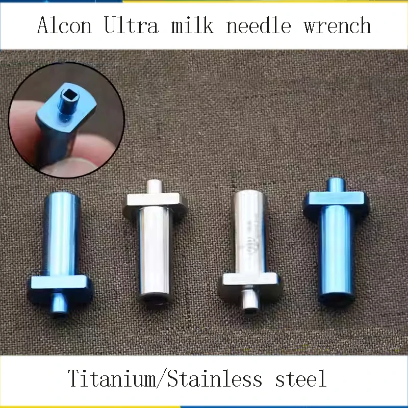 Eye instruments Titanium alloy super milk wrench Stainless steel injection needle handle straight 45 degrees