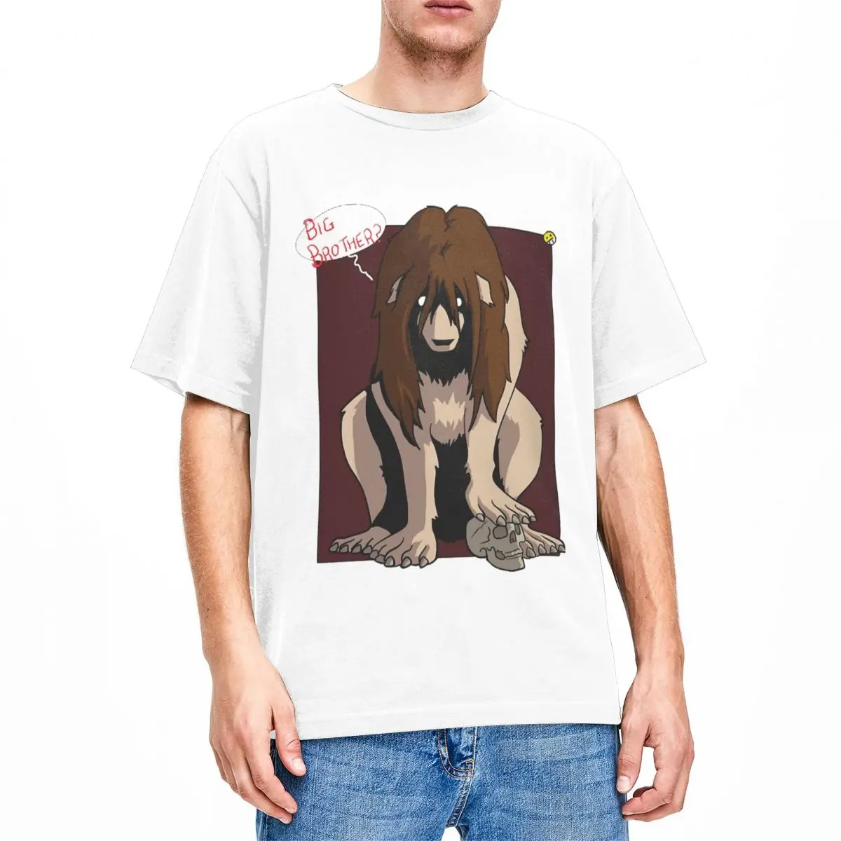 Fullmetal Alchemist Anime T-Shirt Men Nina and Dog Amazing Cotton Tee Shirt Round Collar Short Sleeve T Shirts Clothing