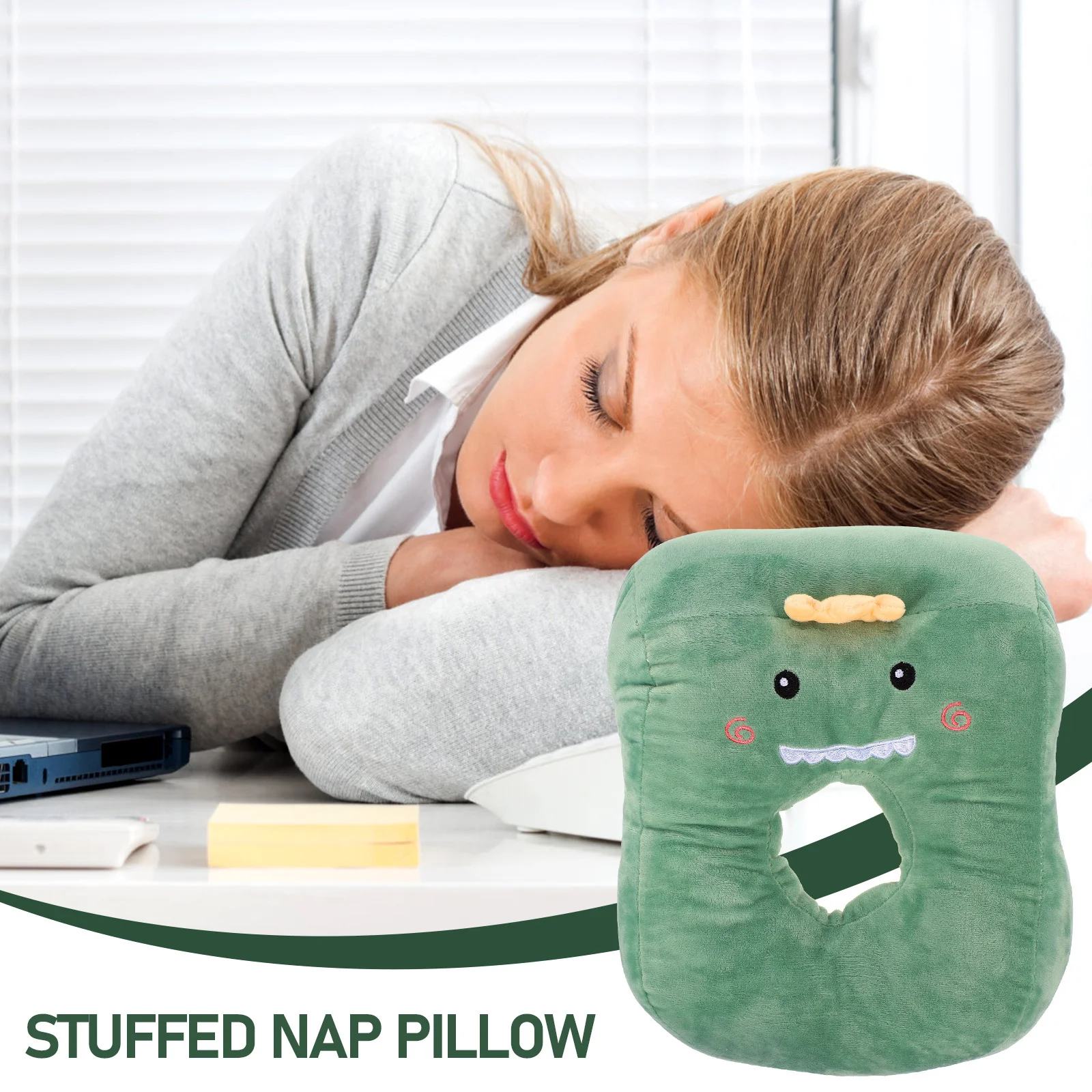 وسادة قيلولة محشوة مريحة بتصميم مريح لمكتب المكتب والمدرسة ودعم النوم من القطن PP