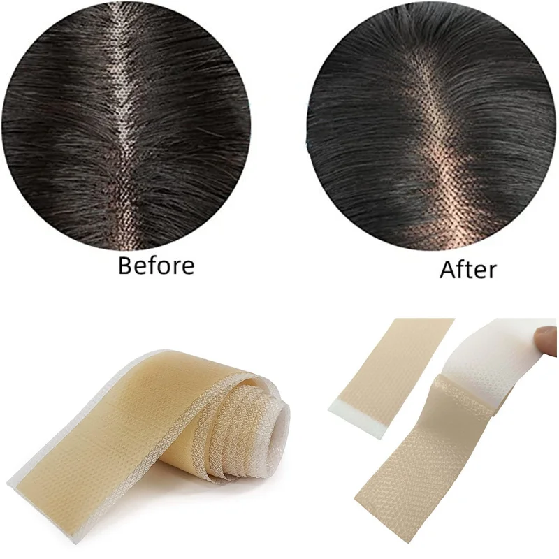 

Silicone Lace Tape Non-slip Adhesive Tape Wig Knots Healer Breathable Lace Wig Grids And Knots Eraser Concealer(Skin Color)