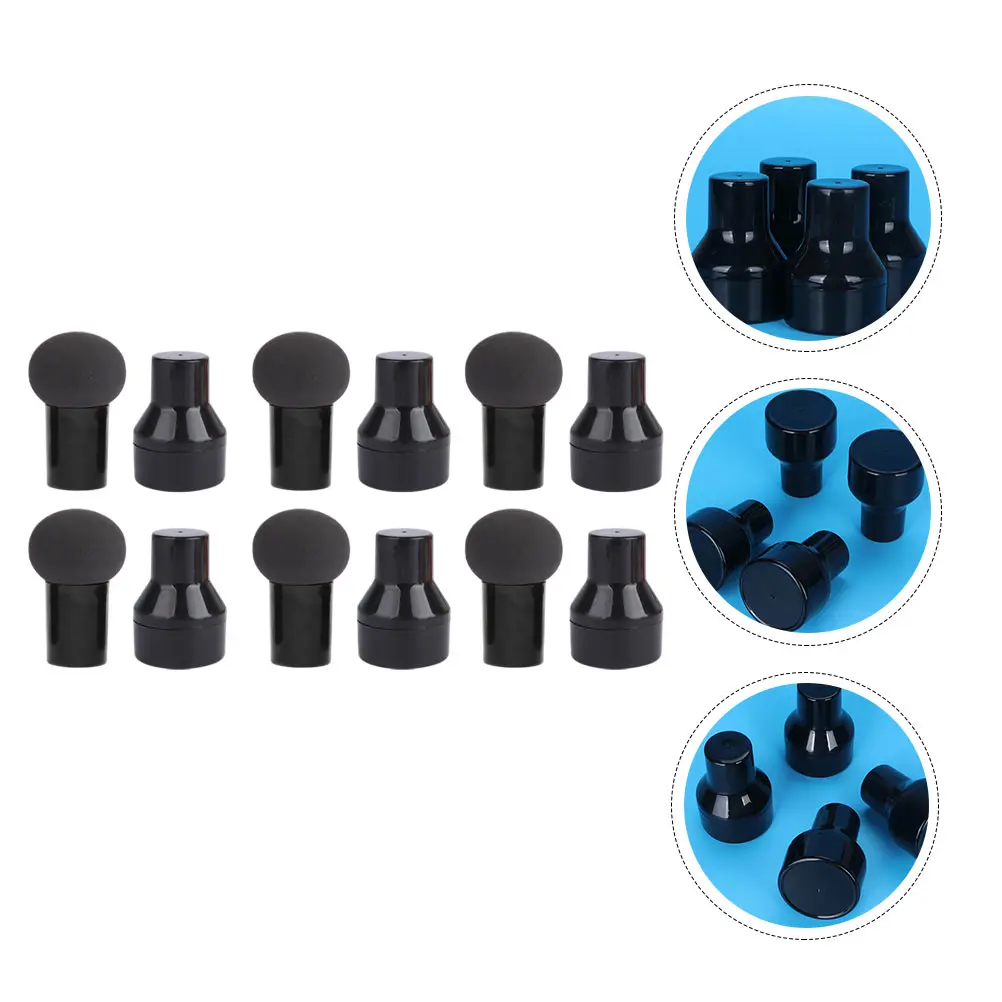 6 قطع من فرشاة مكياج رأس الفطر الناعمة والجافة والرطبة، فرشاة مستحضرات التجميل، بودرة الأساس، خافي عيوب البشرة، مكياج محمول