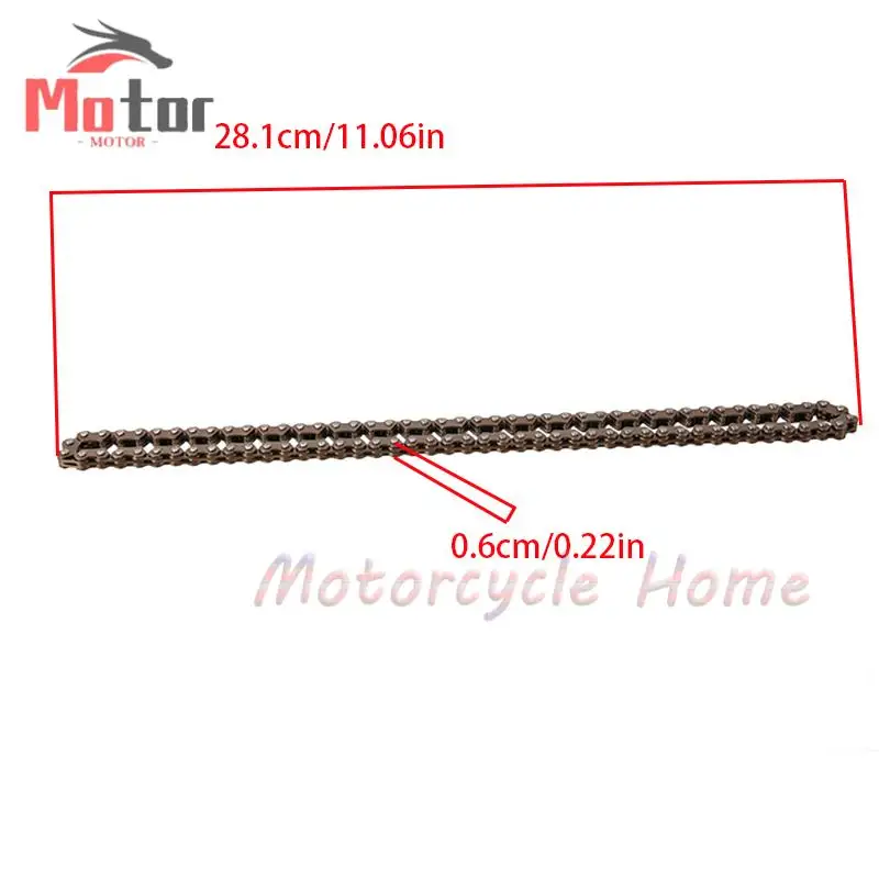 Picture 4: Synchronization cam chain for GY6 engine, 125cc, 150cc, Scooter, ATV, 4WD, Go Kart, 90 links