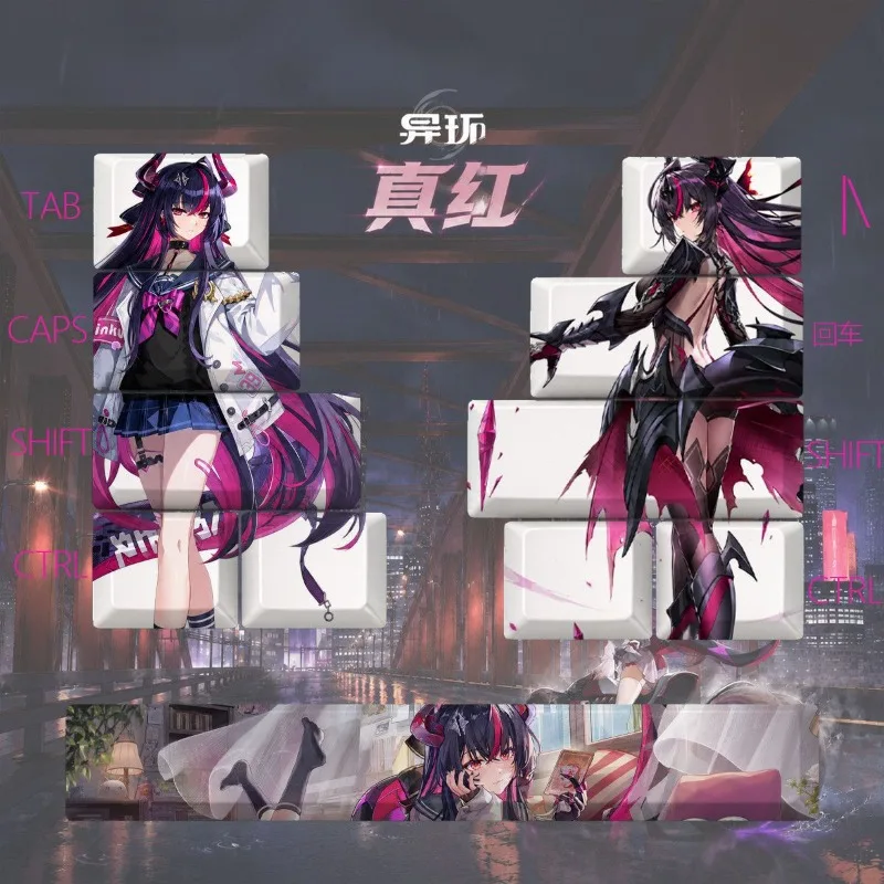 NEW Shinku Theme Anime Keycaps Mechanical Keyboard PBT Customized Cute Keycaps PC Gaming Keyboard Accessories Gift Collection