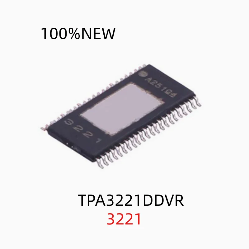 (5Pcs) 100% New Tpa3221Ddvr Tpa3221 3221 Htssop-44 Stereo Class D Audio Amplifier Chip Ic
