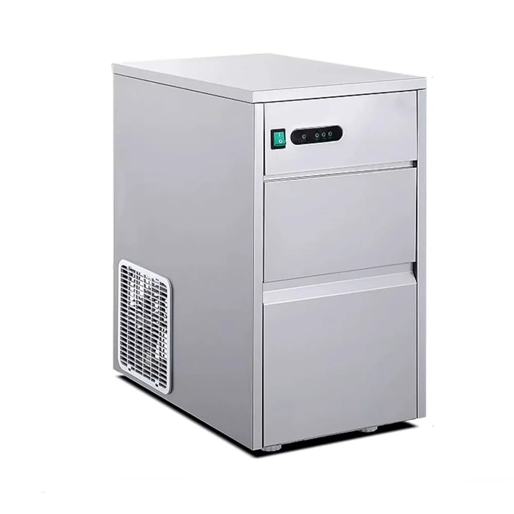 

Commercial Bullet Ice Cube Type Ice Maker Bullet Machine 50Kg 80Kg Bin Capacity Bullet Ice Maker