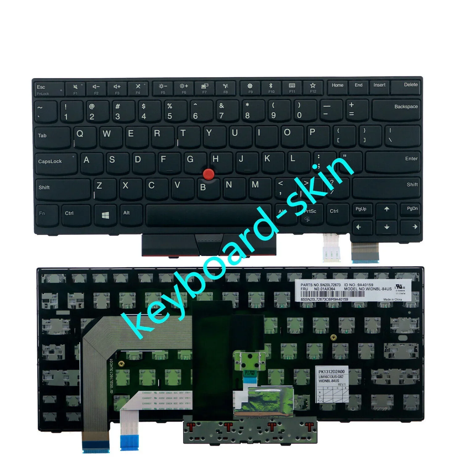 

New US Keyboard without-Backlit For Lenovo IBM Thinkpad A475 A485 series laptop