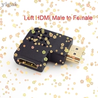 1/2/5pcs 270 90 Degree Angle Male to Female HDMI-compatible Adapter Converter Turn Right Left Extension Cable Connector HD 1080P