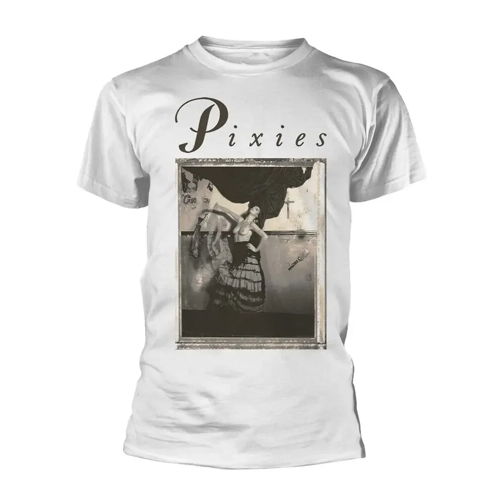 SURFER ROSA (WHITE)  by PIXIES  T-Shirt official quality merchandise  High Quality 100%Cotton Short Sleeve