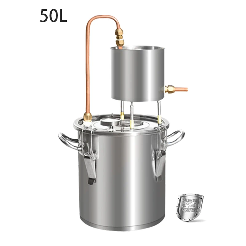 

50L 304 stainless steel distiller copper coil distillation equipment