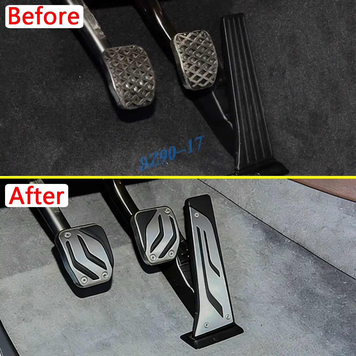 Stainless Steel Gas Brake Pedal Fit For BMW 1 2 3 4 5 6 Series M2 M3 M4 M5 F20 F21 F22 F23 F82 Left & Right Driving Accessories