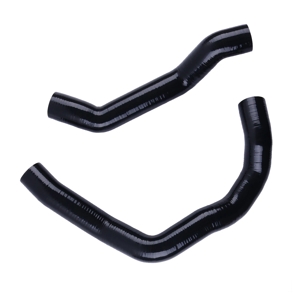 For Alfa Romeo 147 156 GT 1.9 JTD Turbo Upper & Lower To Intercooler Hoses Hard Silicone Tubes Kit Silicon Pipe 2Pcs 4Ply