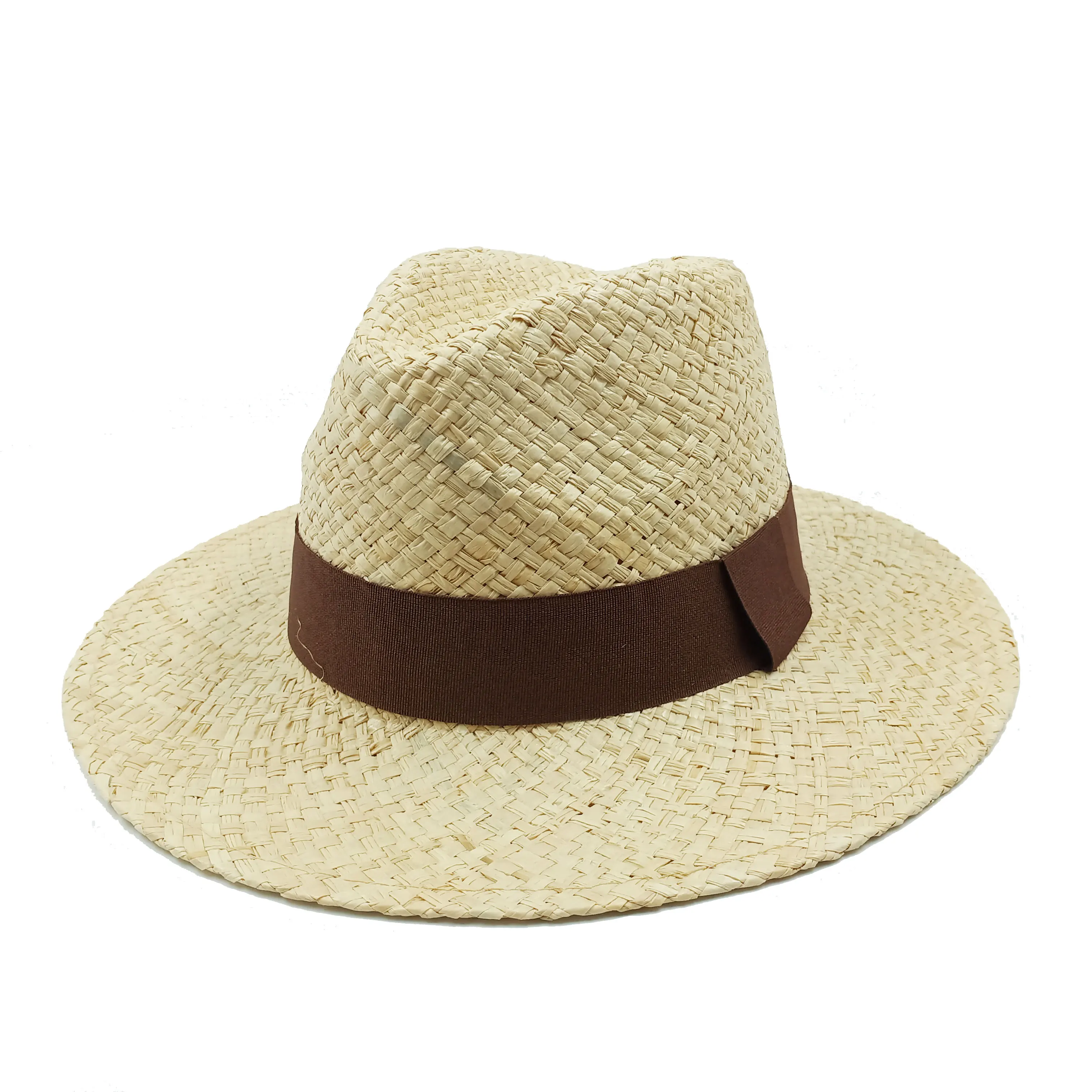 Raffia Beach Hat Summer Straw Hats For Women Luxury Straw Women Men Panama Lady Girl Outdoor Vacation Shade Straw Hat Sun Hat