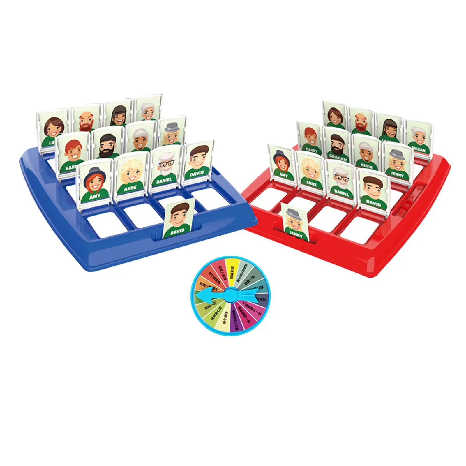 Guessing Who Game Novelty Classic Educational Reasoning Game Board Game for Children Party Prop Gifts Travel Games Girls