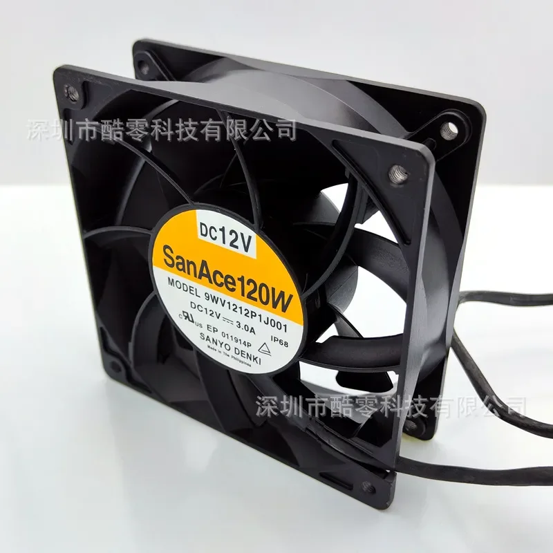 for 9WV1212P1J001 12 cm 4 wire high speed fan 12038 12 V PWM speed control fan