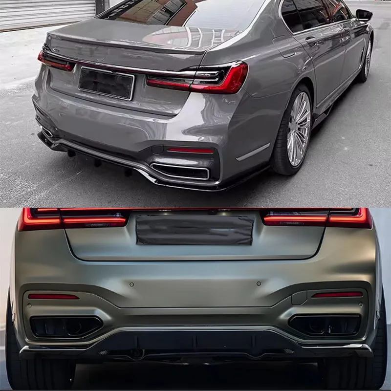 

Задний диффузор-сплиттер для BMW 7 серии G11 G12 M Sports 2019-2022, тюнинг-комплект для кузова