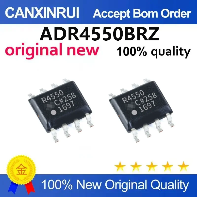 (5pcs-100pcs)Brand new original ADR4550BRZ-R7 package SOIC-8 ultra-low noise high-precision 5.0V reference voltage source