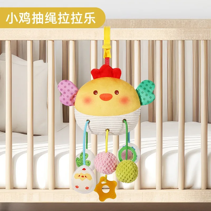 Crab Drawstring Jerky Bed Bell รถเข็นเด็กรถเด็กทารก Rattles จี้ทารกแรกเกิดของเล่นเด็กผ่อนคลาย