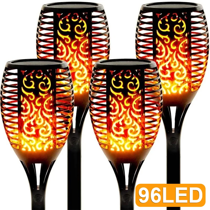 96 \ 72LED Solar Garden Twinkle Light ip65 luz de paisaje impermeable lámpara de césped luz de camino luz solar al aire libre