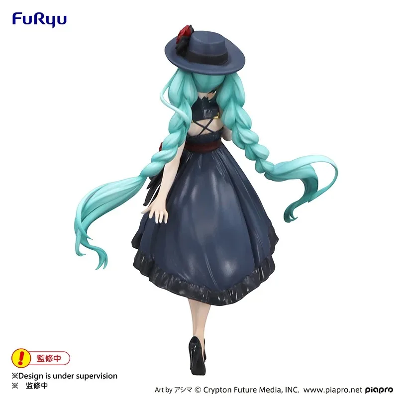 Auf Lager original 19cm Anime Figur Furyu Vocaloid Hatsune Miku Action figur Tischplatte Ornament Modell Spielzeug Geschenke