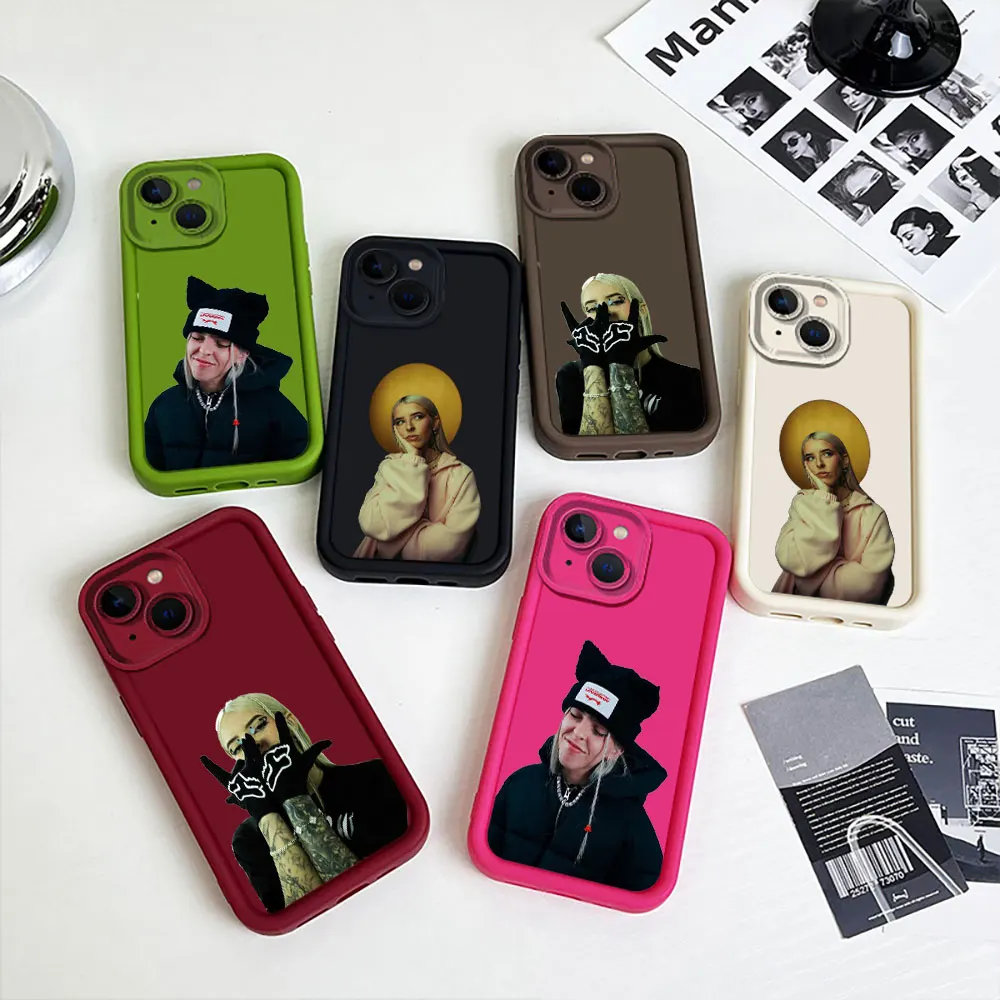 Singer Young Miko poster Phone Case For Samsung Galaxy S24Ultra S23 S22 S21 S20 Plus Fe Note 20 Ultra 5G Liquid Shockproof Cover