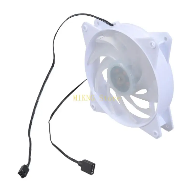 ARGB CPU Case Fan 120mm Infinitys Mirror 5V 3PIN Motherboards Lighting Syncs 4PIN PWM 800-1800RPM Case Coolers Fan best sale