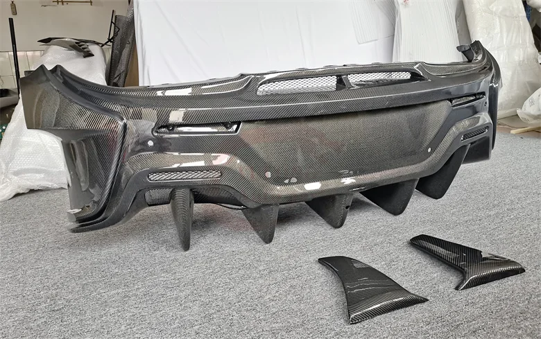 Dry Carbon Fiber 600lt Style Rear Bumper Body Kit for McLaren 540C 570s Upgrade 600LT Body Kit