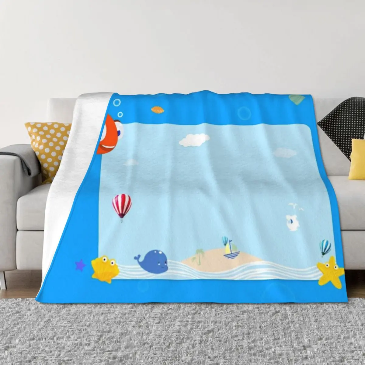 

Palfish ESL Online English Teacher Classroom Background Throw Blanket Blankets Sofas Of Decoration wednesday Soft Blankets