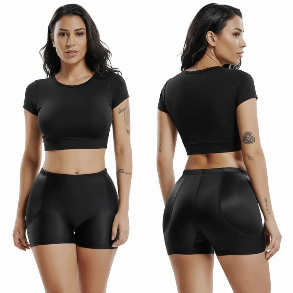 مبطن الأرداف بعقب رافع الأرداف محسن ثابت الإسفنج وسادة تشكيل الجسم سراويل محدد شكل الجسم البطن التحكم