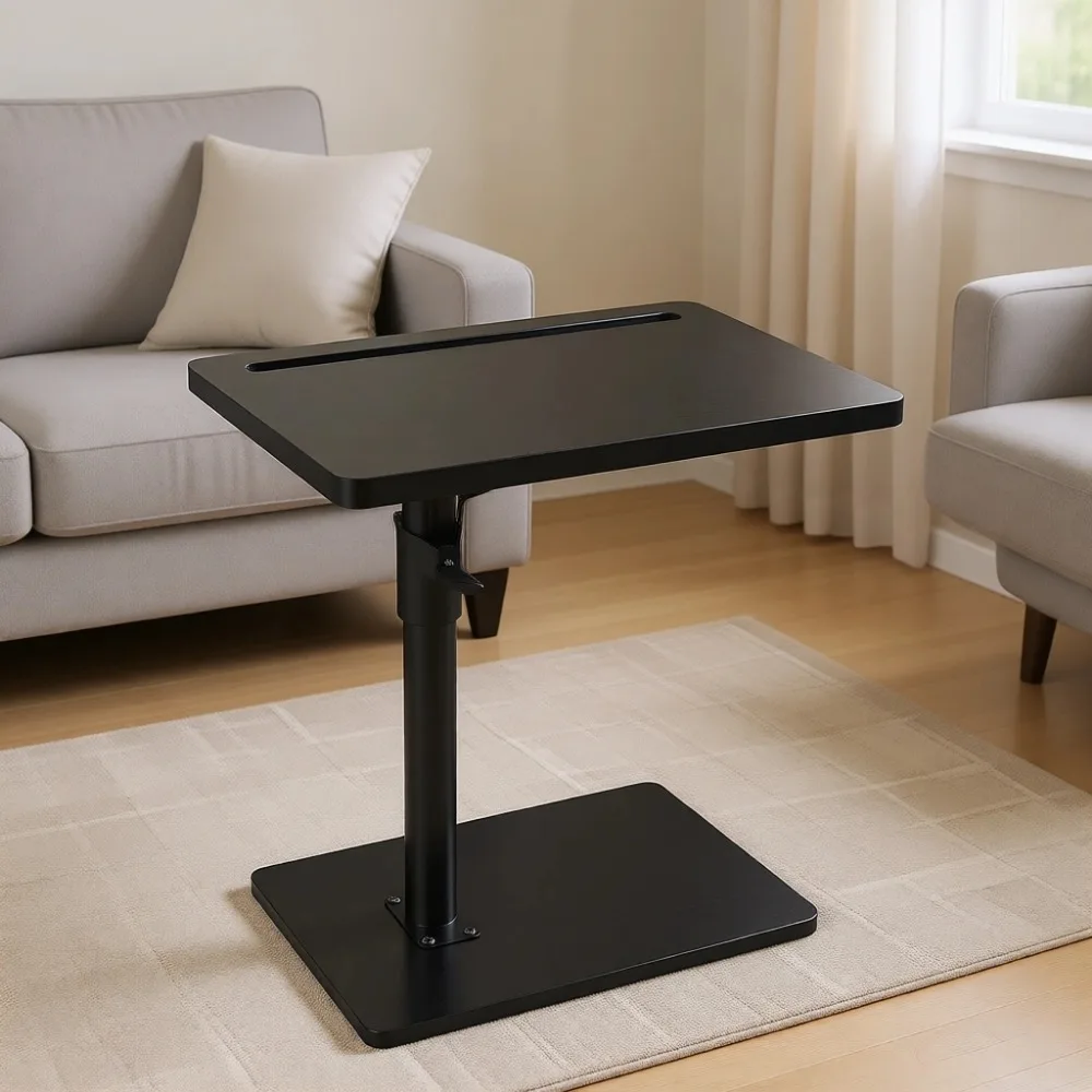 Adjustable Rotating Couch Arm Tray Table for Bed Chair Phone Tablet Small Space