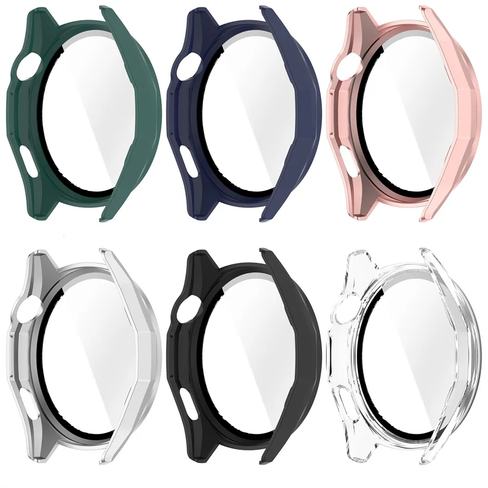 

Watch Case Protective Cover for Huawei Watch GT6 46MM Hard PC Frame Glass Full Coverage Cases Shell Accessories