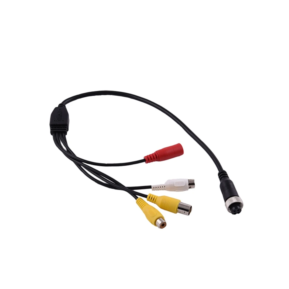 4 Pin AV DC BNC Aviation Connector Car Camera Adapter Cable