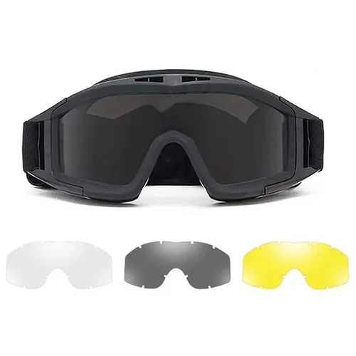 Imagen 1 del producto Gafas tácticas de tiro a prueba de explosiones, gafas antiimpacto CS, juego de guerra, Airsoft, Paintball, caza, gafas de Montañismo