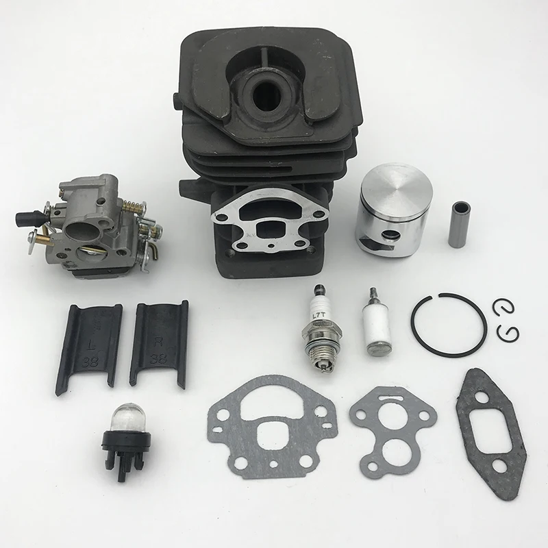 

39mm Cylinder Piston Carburetor Gasket Kit Fit For Husqvarna 240 240E 235E 235 236 236E Chainsaw Motor Spare Parts 545050417