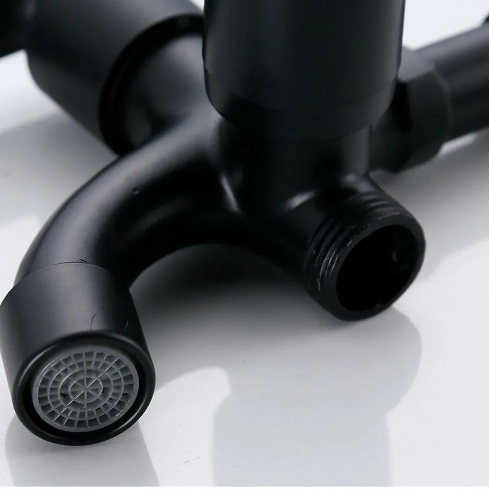 Stainless Steel Bidet Spray Unit Featuring 1 Inlet 2 Outlet Compatibility with Common Toilet Water Supply and Shut-Off Valves